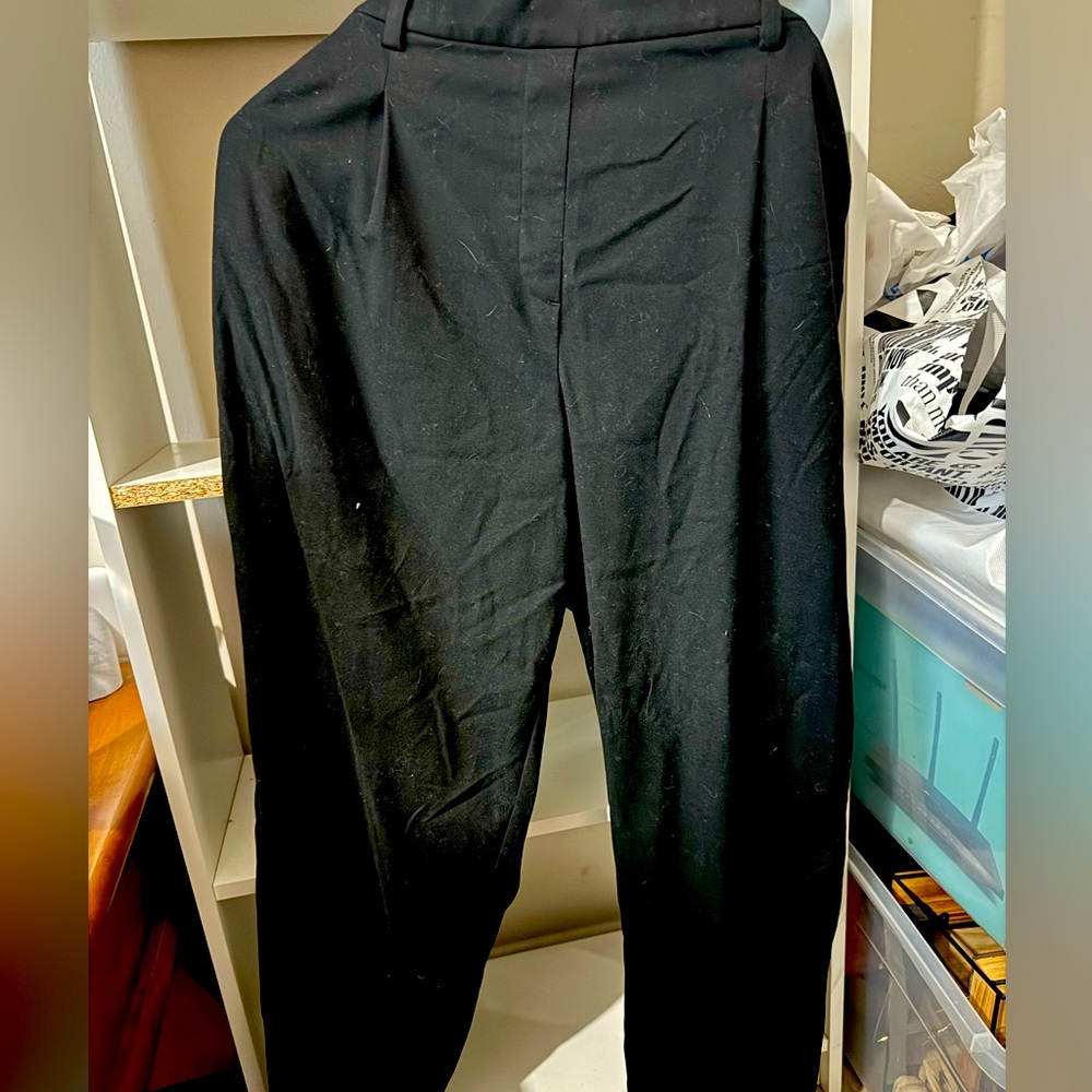 XL loft stretchy work pants black